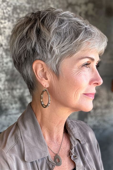 30 Pixie Haircuts For Over 60 Sophisticated Silver Pixie