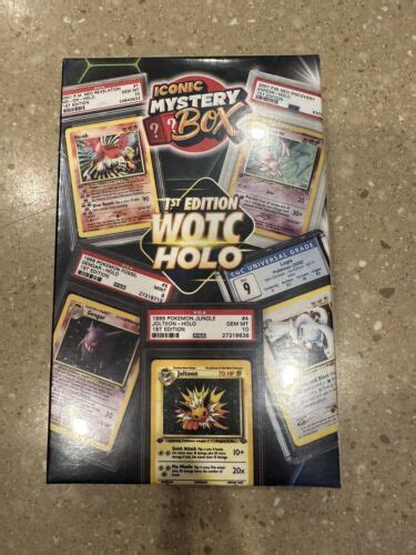 Iconic Mystery St Edition Wotc Holo Pok Mon Box Psa Cgc Bgs Ebay