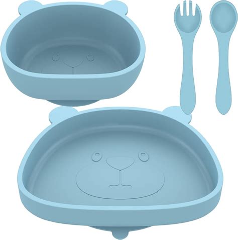 Jetcloud Pcs Assiettes Ventouse B B Assiette Silicone B B Avec