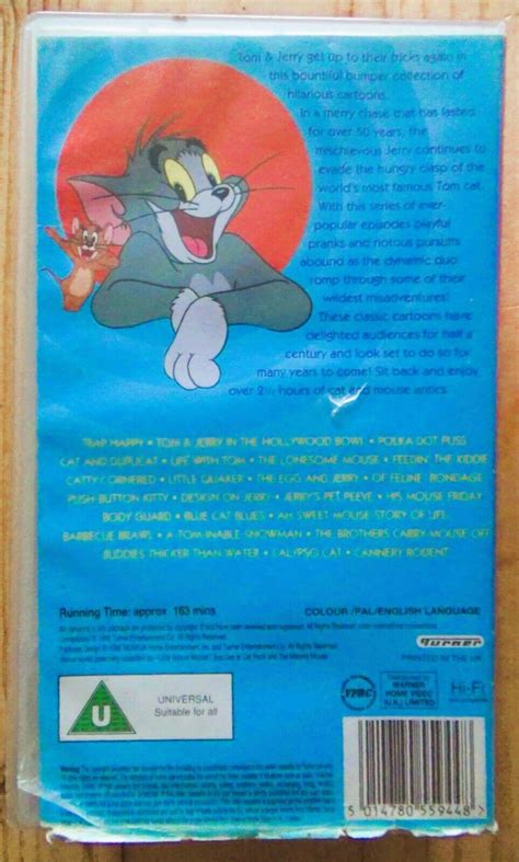 Tom And Jerry Bumper Collection Rare Uk Vhs Ebay