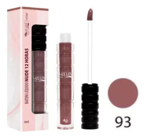 Labial Max Love Batom Horas Nude Color Mate Mercadolibre