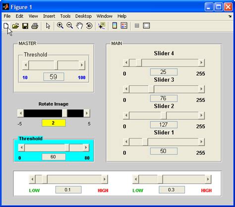 Uicontrol Slider Panel File Exchange Pick Of The Week Matlab