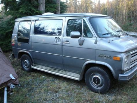 Purchase Used 1990 Chevrolet G10 Chevy Van 3 Door 43l Low Mileage Perfect For Campingcargo