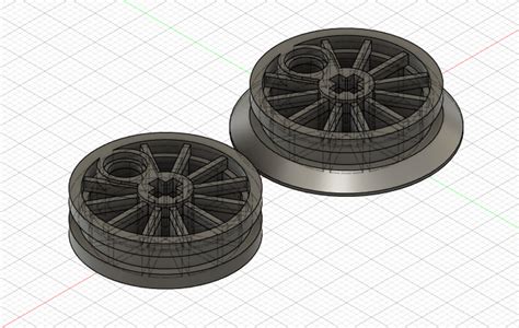 Free STL file Lego Train Wheels 🚆・Design to download and 3D print・Cults