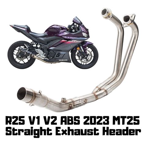 Yamaha R V V Abs Mt Full System Exhaust Header Straight