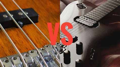 Bass Guitar Vs Electric Guitar Luminous Guitarist