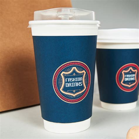 Otor 8oz Disposable Paper Cups Double Walls China Paper Cup And Hot