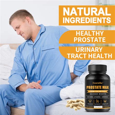 Prostate Support Saw Palmetto Reduce Frequent Urination Stamina Supplement Ebay