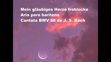 Mein Gl Ubiges Herze Frohlocke De Bach Aria Para Bar Tono De La