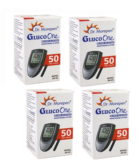 Dr Morepen Gluco One Test Strips Test Strips Bg For