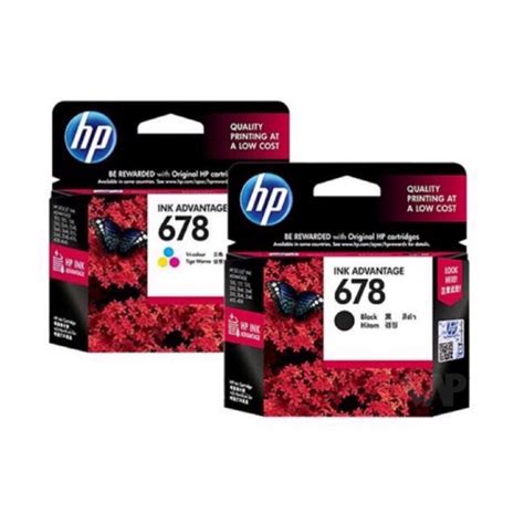 HP 678 BLACK TRI COLOR INK ADVANTAGE CARTRIDGE LAP I T Solutions