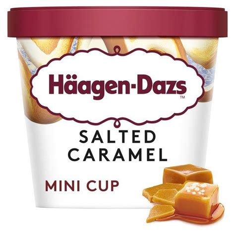 H Agen Dazs Salted Caramel Mini Cup X Ml Consort Frozen Foods