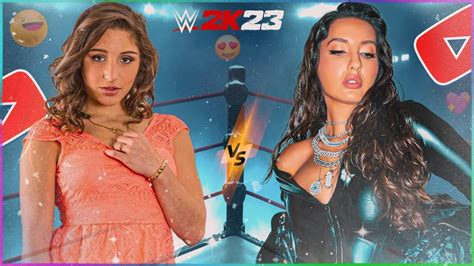 Abella Danger Vs Nora Fatehi Wwe Championship Match Wwe 2k23 Youtube