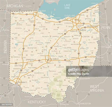 Ohio Road Map Photos and Premium High Res Pictures - Getty Images