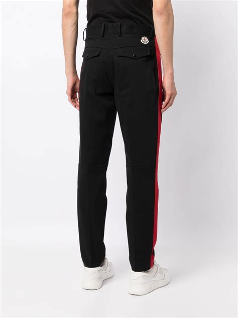 Moncler Side Stripe Tapered Trousers Farfetch