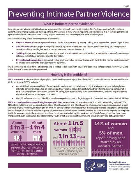 Intimate Partner Violence Prevention Wyoming Department Of Health