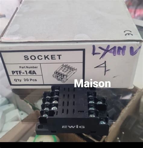 Socket Relay Ly N Pin Ptf A Lazada Indonesia