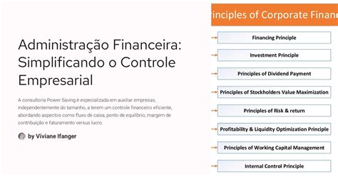 Administração Financeira Simplificando o Controle Empresarial