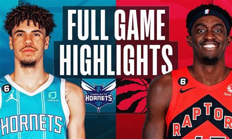 HORNETS at RAPTORS | FULL GAME HIGHLIGHTS | January 12, 2023 ...