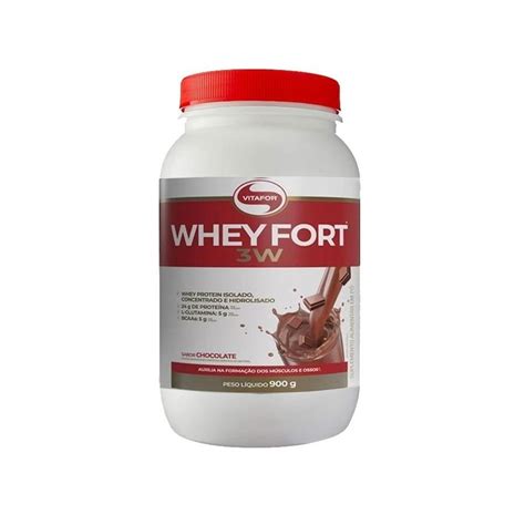 Whey Fort 3w Vitafor Chocolate 900g Centauro