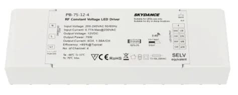 Skydance Pb Rf Channel Constant Voltage Led Driver Instructions