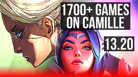 CAMILLE Vs IRELIA TOP 1700 Games 17 2 6 1 3M Mastery Legendary