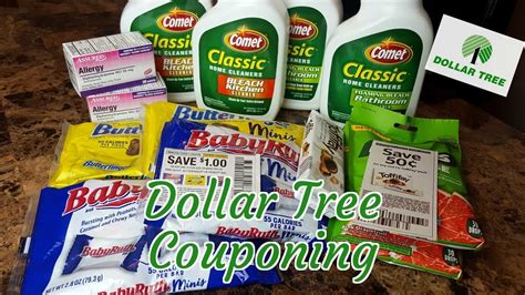 Dollar Tree Coupon Haul Couponing At Dollar Tree 🤔 Youtube