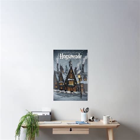 "Visit Hogsmeade - Snowy Town Travel Poster" Poster for Sale by nicolasrix1 | Redbubble