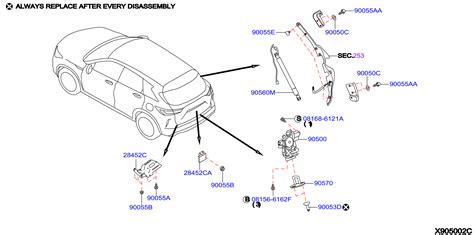 Infiniti Qx Wagon Essential Liftgate Latch Bracket Nn A