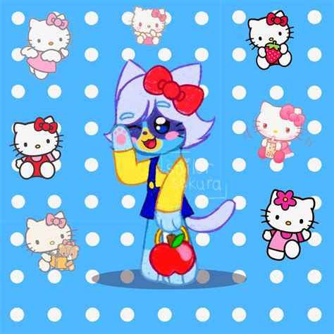 Bluey X Hello Kitty Hello Kitty Kawaii Aesthetic Kitty