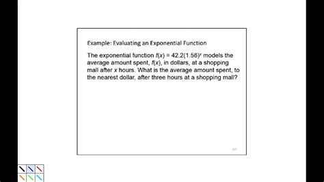 41 Evaluating An Exponential Function Youtube