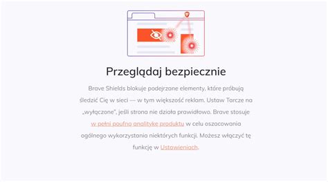 Brave Browser bezpieczna przeglądarka bez reklam NANO