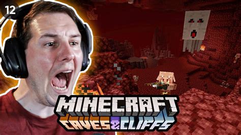 Nether Er Skummelt Minecraft Caves And Cliffs 118 Hardcore Youtube