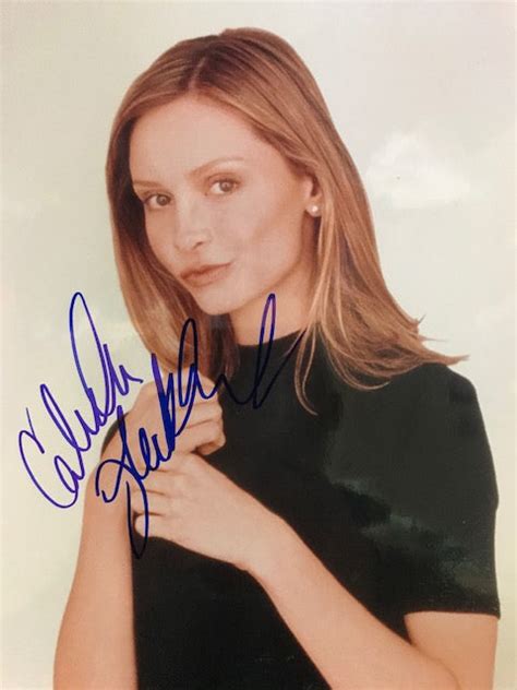 Calista Flockhart Autographed 8x10 Celebrity Photo Hollywood Collectibles