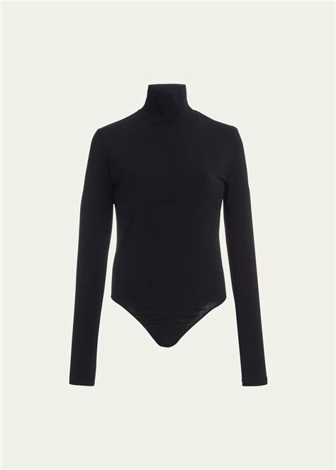 Another Tomorrow Turtleneck Bodysuit Bergdorf Goodman