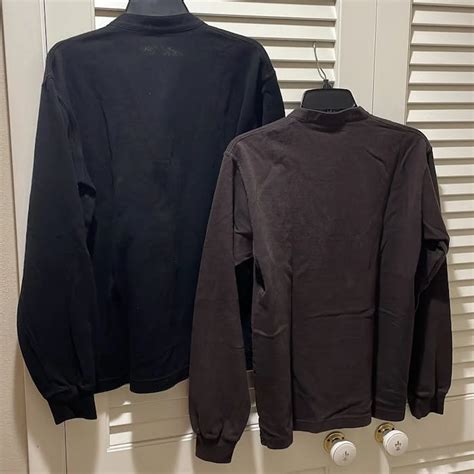 Uniqlo Uniqlo Collarless Henley Shirts Black And Brown Xxs Grailed