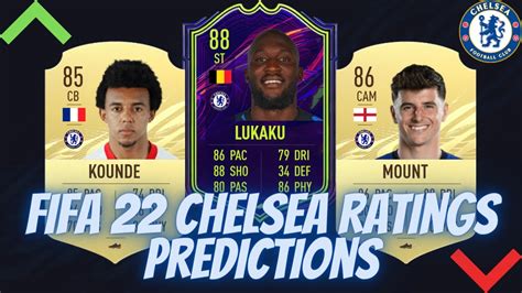 Chelsea Ratings Prediction Ft Lukaku Fifa Youtube