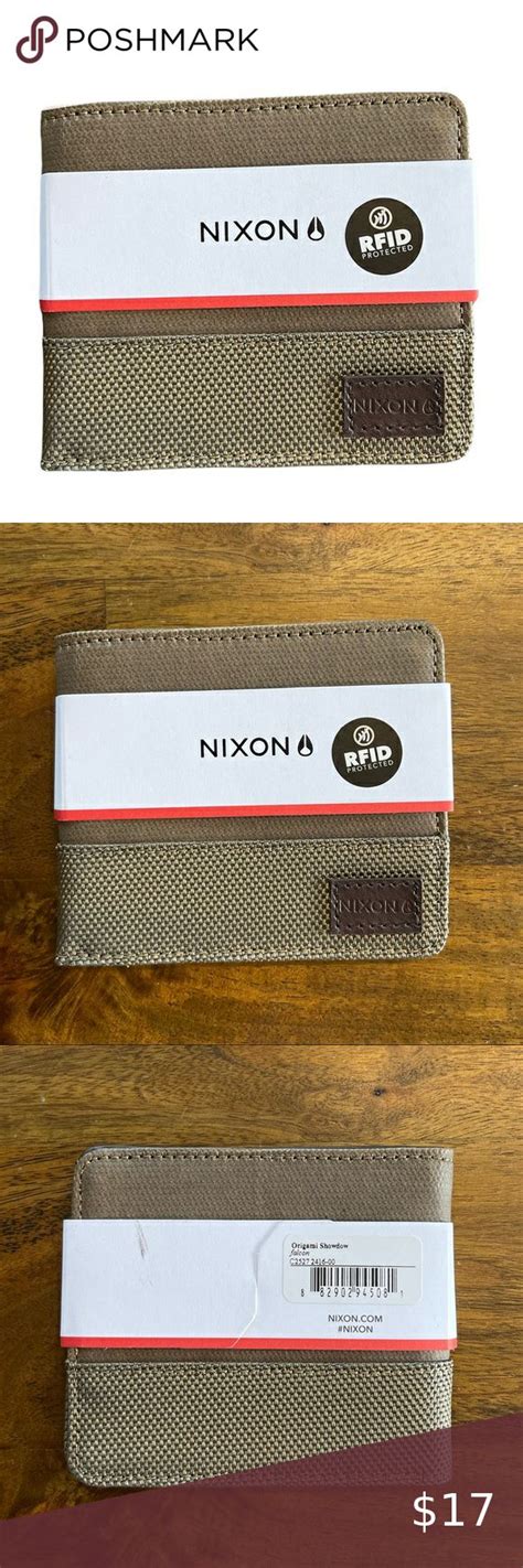 Men’s Nixon Bifold RFID Wallet Rfid Wallet, Nixon, Bifold, Card Slots, Cards, Closet, Check, Nwt ...