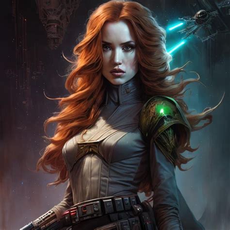 Imaginative Illustration Of Mara Jade Star Wars Dy