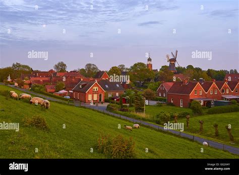 Ditzum East Frisia Germany Stock Photo Alamy