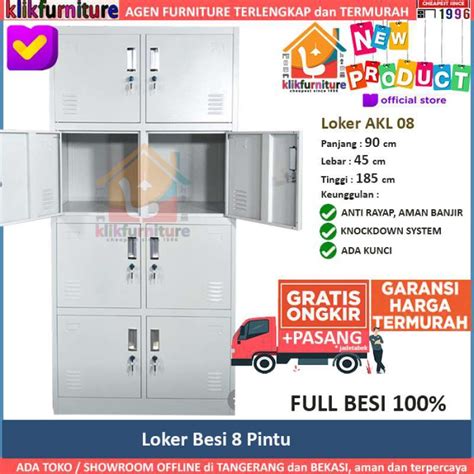 Promo Lemari Loker Besi Locker Besi Pintu Lk Diskon Di Seller