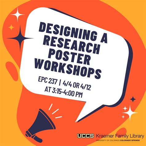 Designing a Research Poster Workshop | Kraemer Family Library