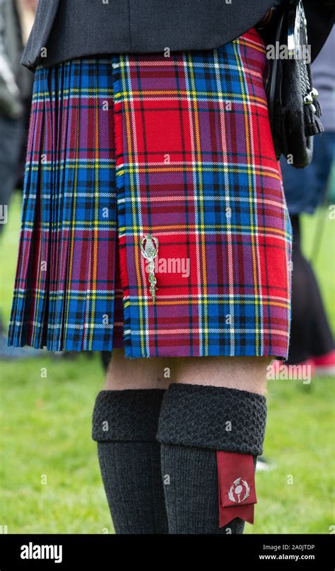 Kilts Tartan Sporran Hi Res Stock Photography And Images Alamy