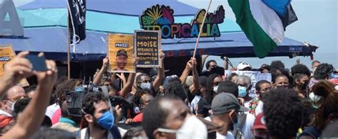 Em protesto manifestantes pedem justiça por morte de Moïse Diário do