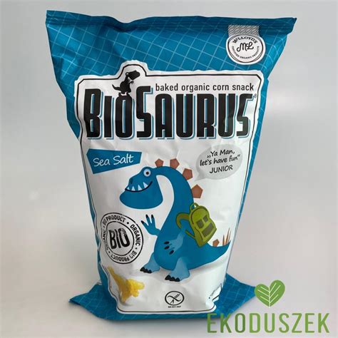 EKOWITAL CHRUPKI KUKURYDZIANE DINOZAURY SÓL BEZGLUTENOWE BIO 50 G Sklep