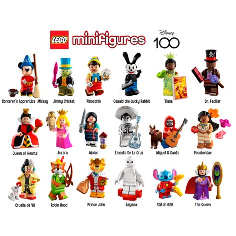 LEGO Minifiguras Disney 100 Serie Completa Últimas unidades