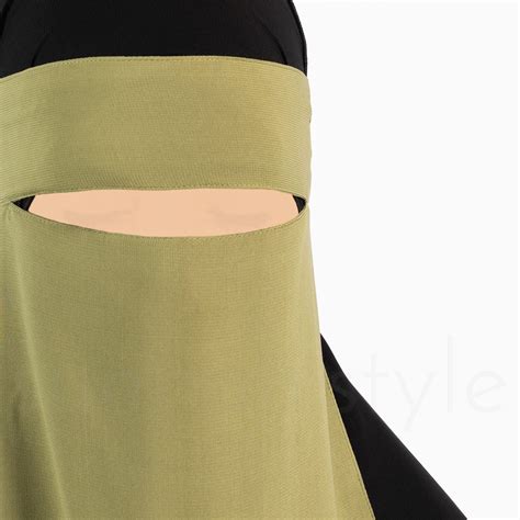 Long One Layer Niqab Premium Chiffon