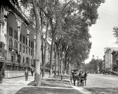 Saratoga Springs New York Circa 1908 United States Hotel And