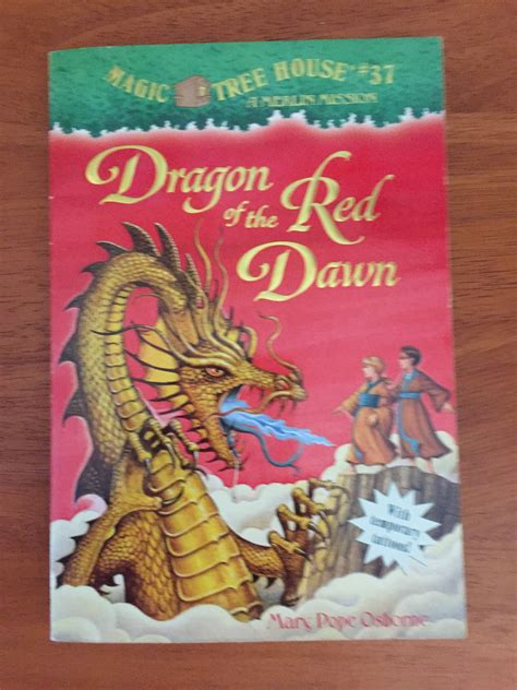 Magic Tree House 37 Dragon Of The Red Dawn Etsy