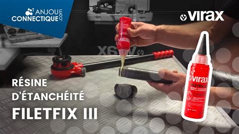 Résine d étanchéité pour raccords filetés FILETFIX III VIRAX YouTube